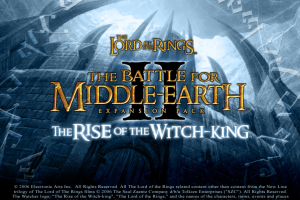 The Lord of the Rings: The Battle for Middle-earth II - The Rise of the Witch-king 0